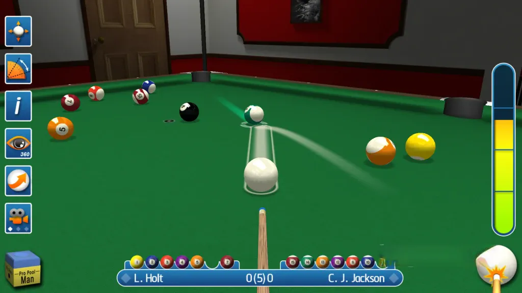 《3D拟真台球Pro pool 2024》v1.57，高画质3D台球模拟手游