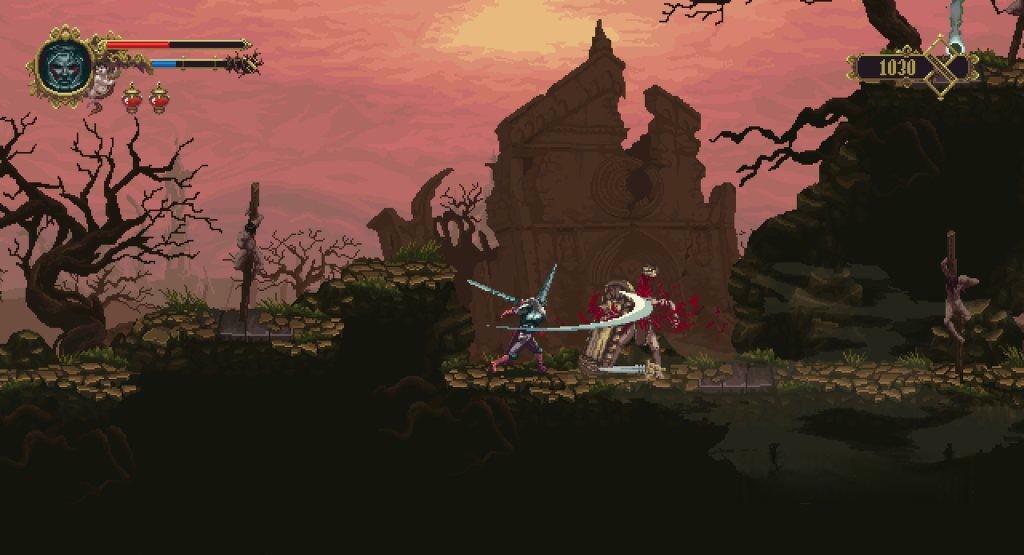 《神之亵渎（渎神）》v1.9.0，steam特别好评的类银河恶魔城哥特风2D像素横版动作冒险游戏