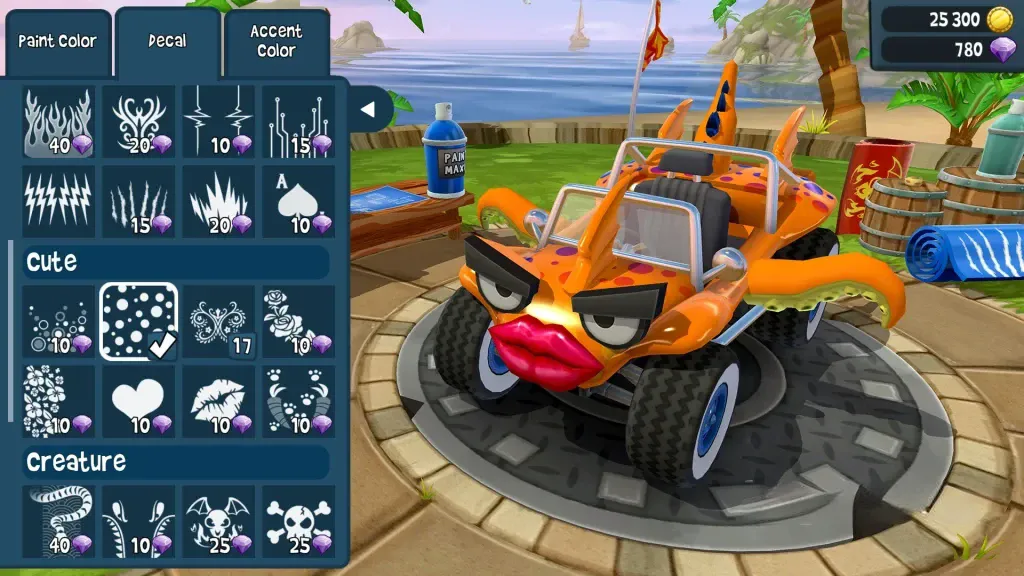 《沙滩赛车2》v2026.07.31，steam特别好评，类似马里奥赛车的越野卡丁车竞速手游