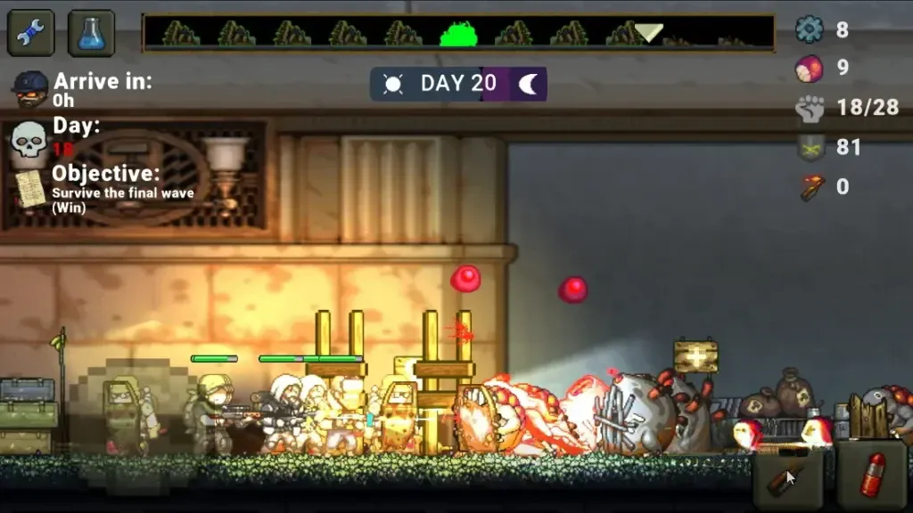 《最后的障碍》汉化版v1.0.43，以外星生物入侵的末日世界为背景的横版策略冒险游戏