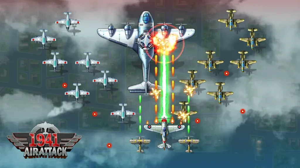 《1941空战》v10.9，类似傲气雄鹰的高画质二战题材竖屏飞行射击游戏