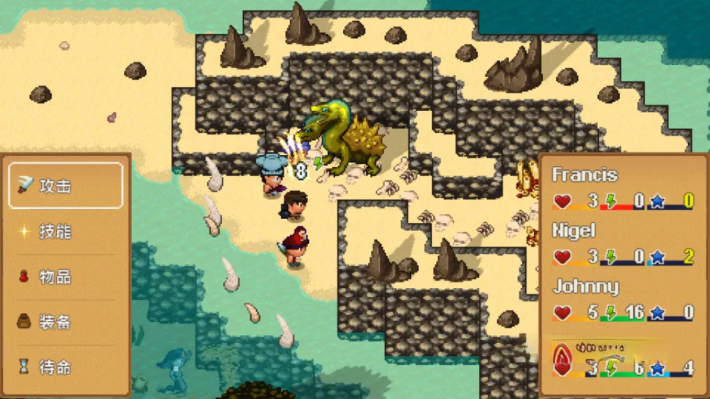 《天命与厄运：世界》v1.8.9.02，像素风开放世界回合制RPG游戏