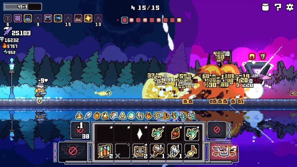 《奥术扳机》v1.8，steam特别好评的像素风横版回合制策略肉鸽射击游戏